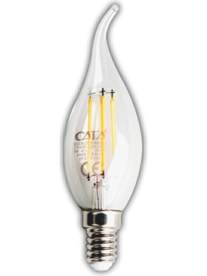 Eco Lounge 1 Adet Cata Ct 4064 Kıvrık LED Rustik Ampul 7W 3200K Gün Işığı E14 Duy