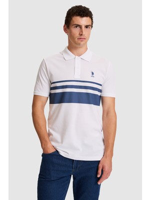 U.s. Polo Assn. Erkek Beyaz Tişört 50326995-VR013