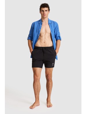 U.s. Polo Assn. Erkek Siyah Deniz Şortu 50322257-VR046