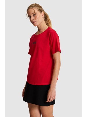 U.s. Polo Assn. Kadın Kırmızı Tişört 50323530-VR030