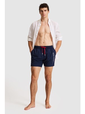 U.s. Polo Assn. Erkek Lacivert Deniz Şortu 50322249-VR033