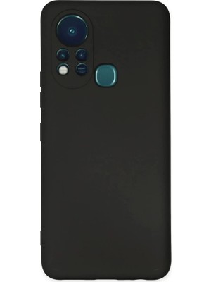 Uravas Store Infinix Hot 11S Kılıf Nano Içi Kadife Silikon - Siyah