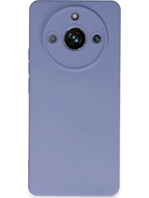 Uravas Store Realme 11 Pro Kılıf Nano Içi Kadife Silikon - Lila