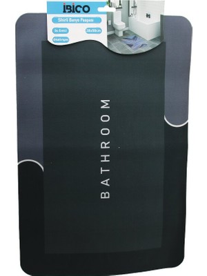 Uravas Store Dikdörtgen 38X58CM Su Emici - Sihirli Banyo Paspası Elastik