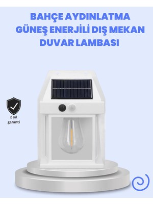 Valor IP65 Su Geçirmez Güneş Paneli Dış Mekan Lamba