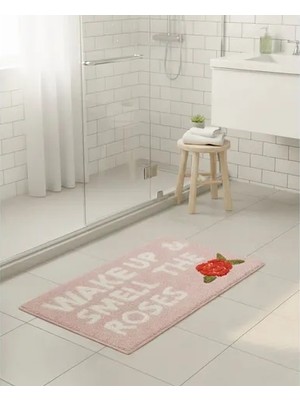 Vivense The Mia Wake Up And Smell The Roses Banyo Paspası, 60X100CM