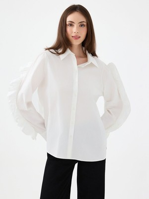 Loft Loose Fit Kadın Gömlek U.kol