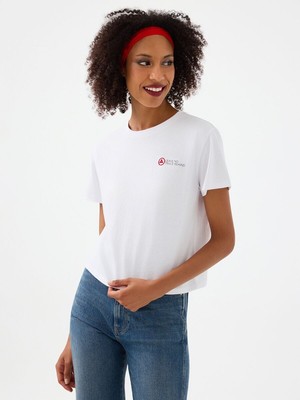 Loft Long Crop Kadın Tshirt K.kol