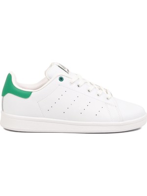 Cool Beyaz-Yeşil Unisex Rahat Casual Günlük Sneaker Spor Ayakkabı Ursula G