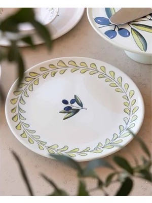 Vivense The Mia Olivos Pasta Tabağı 6lı Set 19 cm OVS0002