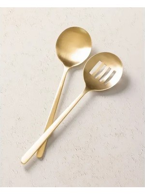 Vivense The Mia Giallo Servis Seti Şampanya Gold 2 Parça
