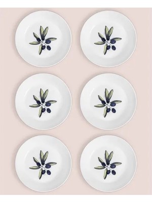 Vivense The Mia Olivos Yemek Tabağı 6lı Set 20 cm OVS0011