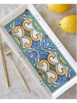 Vivense The Mia Limoncello Servis Tabağı 35 x 16 cm