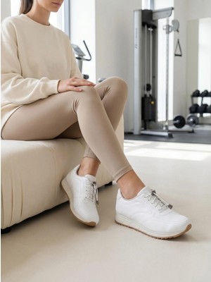 Nesil Shoes Wiss 1120 Beyaz Anatomik Kadın Sneakers