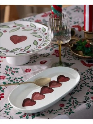 Vivense The Mia Luv Oval Servis Tabağı 2li 29 cm