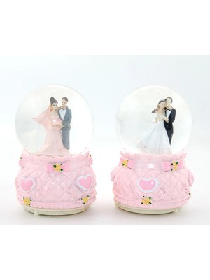 Renas Store Işıklı Müzikli Kar Küresi 13 cm ALK1787