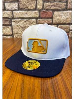 Hamze Mlb Baseball Nakış Hiphop Snapback Rapper Basket Drip Cap Şapka