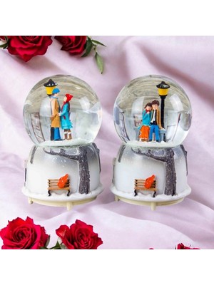 Renas Store Kış Masalı Kar Küresi Büyük Boy