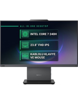 Lenovo Thinkcentre Neo 50A 24 Gen 5 Intel Core 7 240H 32GB 512GB SSD 23.8" Fhd Windows 11 Pro All In One 12SC003YTR 009