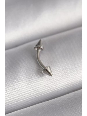 Uslucan Alışveriş 316L Çelik Gümüş Renk Çivi Model Piercing - TJ-PR1362