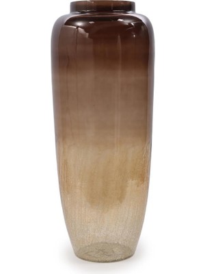 Vitale Flow Kapiçino Cam Vazo 28X66CM