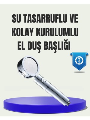 İntora Masaj Yağmur Modlu Su Tasarruflu Duş Başlığı