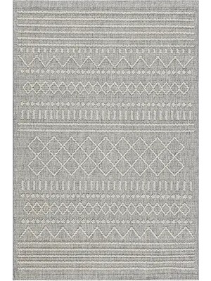 Vivense Alba Gri Krem Tozumaz Halı 19237A, 80X300