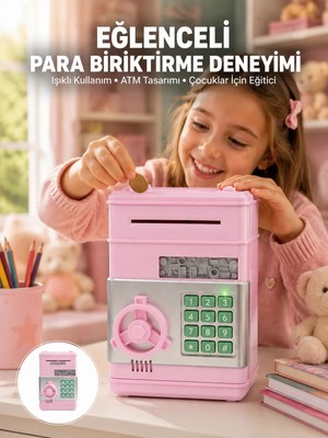 İntora Elektronik Şifreli Otomatik Yutan Çocuk Kumbarası