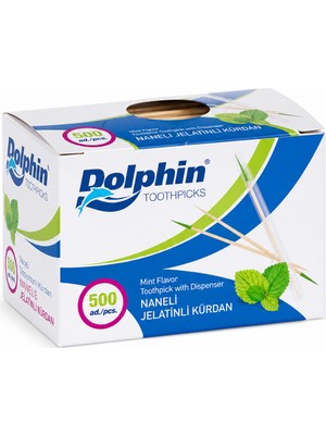 Barışkan Dolphin 500 Adet Mentollü Jelatinli Kürdan Ergonomik Tasarım ile Kolay Kullanım Sunar