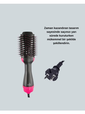 İntora Hızlı Kurutma Hacim Veren Elektrikli Saç Fırçası