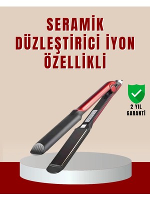 İntora Profesyonel Saç Düzleştirici – 360° Döner Kablo Kompakt Tasarım