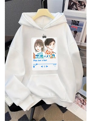 Touz Moda Anime Blu Box Unisex Oversize Kapüşonlu Sweatshirt Hoodie