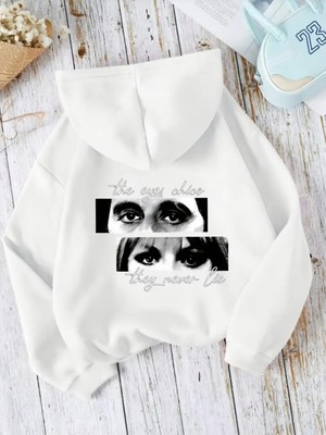 Touz Moda Streetwear Baskılı Unisex Oversize Kapüşonlu Sweatshirt Hoodie