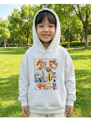 Touz Moda Young Zoo 3 Iplik Kalın Sweet Hoodie