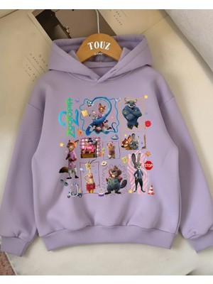 Touz Moda Young Zoo 3 Iplik Kalın Sweet Hoodie