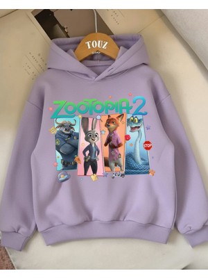 Touz Moda Young Zoo 3 Iplik Kalın Sweet Hoodie