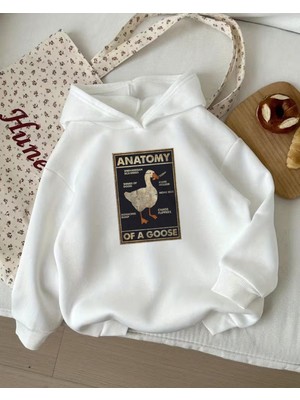 Touz Moda Duck Anatomy Kids 3 Iplik Kalın Sweet Hoodie