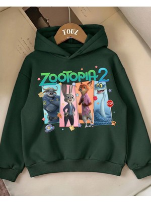 Touz Moda Young Zoo 3 Iplik Kalın Sweet Hoodie