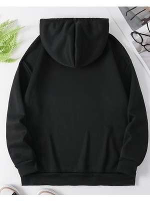 Touz Moda Harvard Streetwear Baskılı Unisex Oversize Kapüşonlu Sweatshirt Hoodie