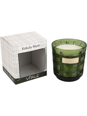 Vitale Calda Siyah Bardak Mum 600G