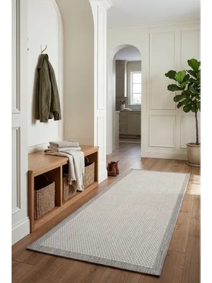 Vivense Fresco Antrasit Ekru Sisal Yolluk 23745Y, 120X180
