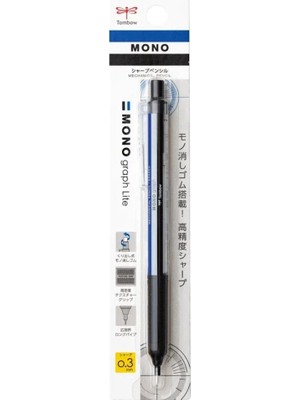 Tombow : Mono Graph Lite : Mekanik Kurşun Kalem : 0,3 mm : Mono Desen