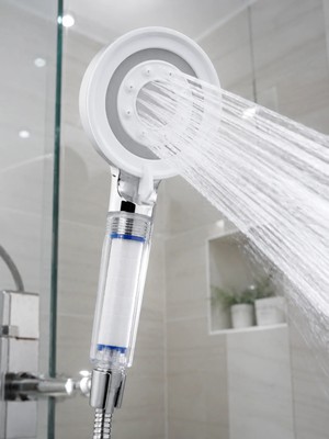 Renas Store Yüksek Basınçlı Filtreli Duş Başlığı Mineral Filtreli Su Tasarruflu El Duşu