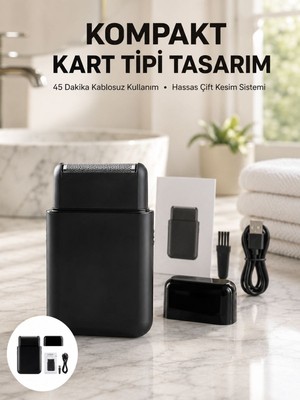 Elektrikli Tıraş Aleti – Hassas Kesim, Kolay Temizlik, Cilt Dostu Yeni Nesil