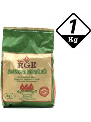 Eco Lounge 1 kg Mangal Kömürü - Çıra Hediyeli - Meşe Kömürü