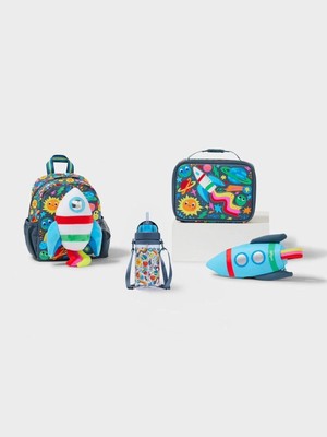 Smiggle Little Journeys 4'lü Peluş Uaçk Oyuncaklı Çanta Set