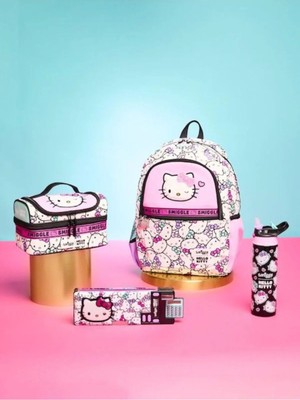 Smiggle Hellokity Çanta Seti ( Çanta Suluk Kalemlik Beslenme Çantası