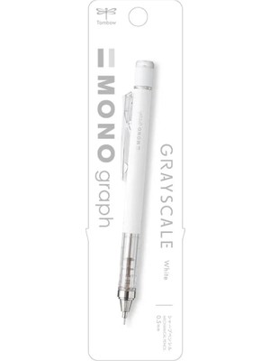 Tombow : Mono Graph Grayscale : Mekanik Kurşun Kalem : 0,5 mm : Beyaz
