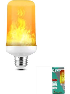 Renas Store 7W E27 Alev Ampul Lamba 560 Lümen