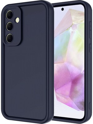 Csmo-Tex Newface  Galaxy A56 Kılıf Viera Silikon - Lacivert